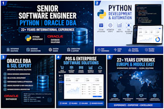 be your senior software engineer for python, oracle dba and enterprise systems