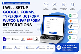 setup google forms typeform surveymonkey wpforms zoho forms integration