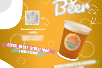 design an event flyer for print and social media