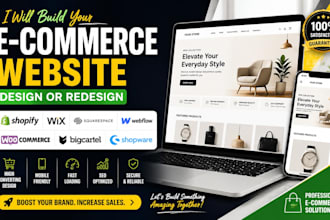 build squarespace woocommerce shopify shopware bigcartel website design redesign