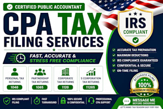 provide CPA tax filing services for fast and stress free compliance