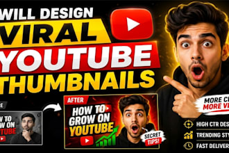 design viral youtube thumbnails