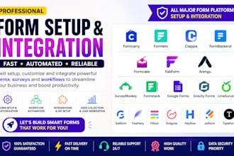 setup surveymonkey formstack google forms gravity forms limesurvey integration