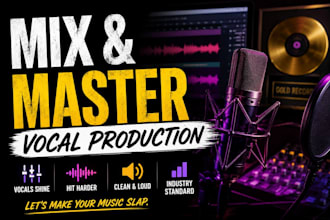 vocal mix and master