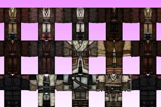 create high quality roblox clothing templates, shirts and pants
