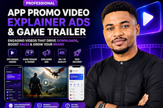 create app promo video, mobile promo video, explainer ads, game marketing