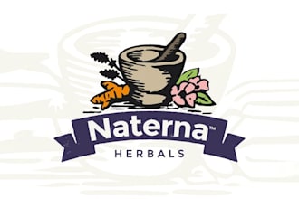 create a natural health supplement company logo