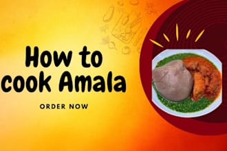 design a handbook on how to prepare amala and gbegiri