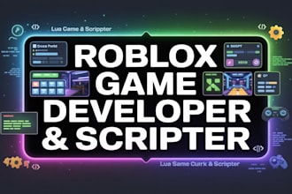 develop roblox games, systems, and lua scripts in roblox studio
