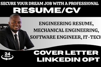 write an ats engineering resume for tech, engineering jobs