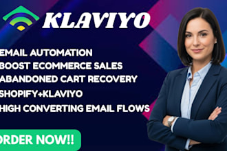 setup klaviyo email flows, campaigns, email automation, klaviyo email marketing