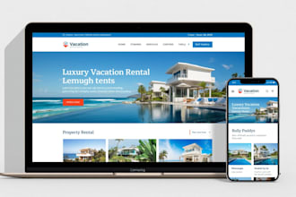 short term vacation rental website direct booking lodgify airbnb property web
