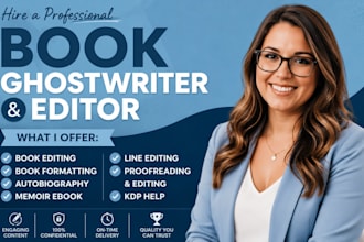 memoir ghostwriter autobiography biography nonfiction ebook writer amazon KDP