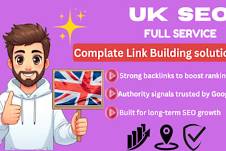 build full UK SEO campaign with link building and citations