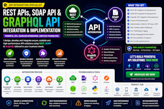 integrate rest API soap API and graphql API with 3rd party crm integration