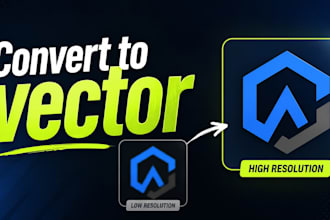 vectorize your low resolution logo