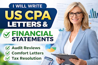 sign cpa letter audit, income verification, profit and loss, financial statement