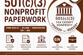 file your 501c3, form 1023 ez nonprofit registration and ein