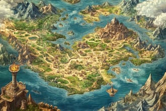 draw a map illustration for your project