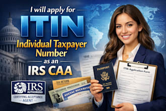 apply for itin individual taxpayer number as an irs caa