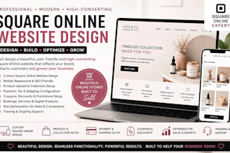 build square store business ecommerce website redesign weebly online store seo