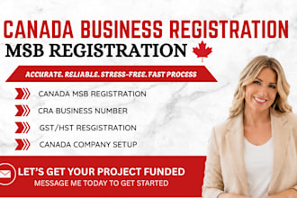 do canada company registration, US canada msb registration, cra business