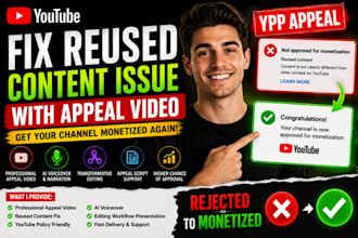 fix reused content issue with youtube appeal video on your channel