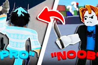 create high CTR roblox youtube thumbnails