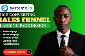 build systeme io landing page sales funnel systeme io website optin page