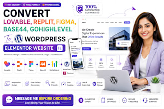 convert lovable to wordpress gohighlevel lovable to wix base44 clone lovable