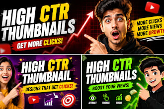 design viral youtube thumbnails that increase CTR and views