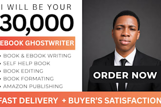 be your professional ebook ghostwriter and editor