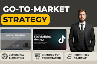 build a converting 360 digital strategy with PDF presentation