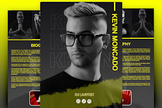 do epk design, press kit, media kit, artist epk, press releases, one pager