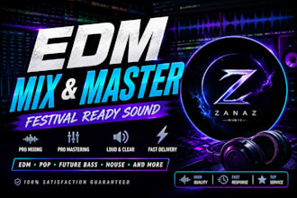 mix and master your edm or pop song