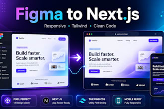 convert figma to nextjs with tailwind CSS