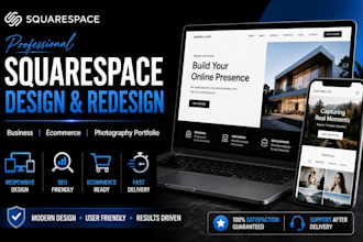squarespace website design, redesign squarespace, photography website