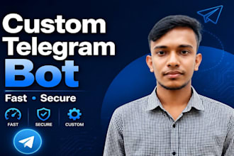 design telegram bot with custom features