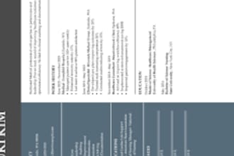 create and cater a resume to your exact needs