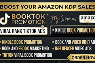 amazon KDP book promotion tiktok booktok viral booktok promotion