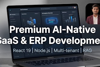build a premium ai powered multi tenant saas or enterprise erp
