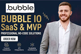 be your bubble developer for bubble io website bubble saas and bubble mvp