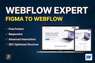 design or redesign webflow website, webflow business website
