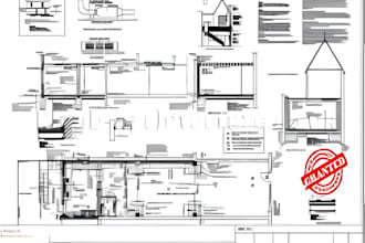 create UK building regulation detailed construction drawing with notes