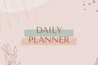 design a custom digital planner
