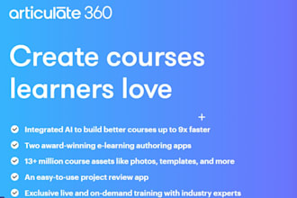 design professional elearning courses using articulate rise 360