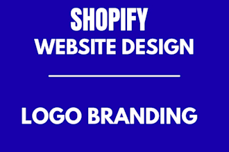 design professional shopify banner, ecommerce logo for shopify wordpress store