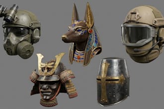3d wearable printable cosplay helmet mask and armor stl
