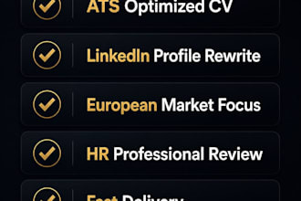 craft your CV and linkedin as an HR and psychology specialist