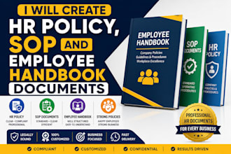 create HR policy, sop and employee handbook documents